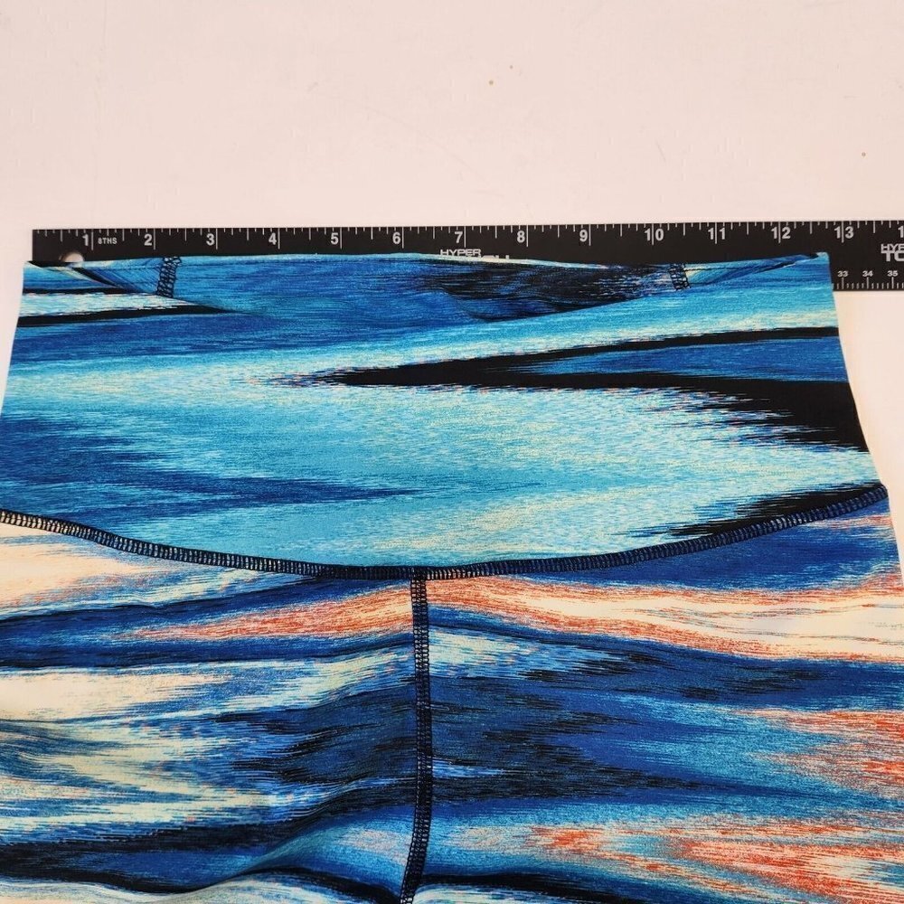 C&C California Capri Leggings Womens S Multi Stripe Activewear Athletic Workout - Picture 3 of 7